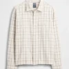 Twill-overhemd met rechte zoom