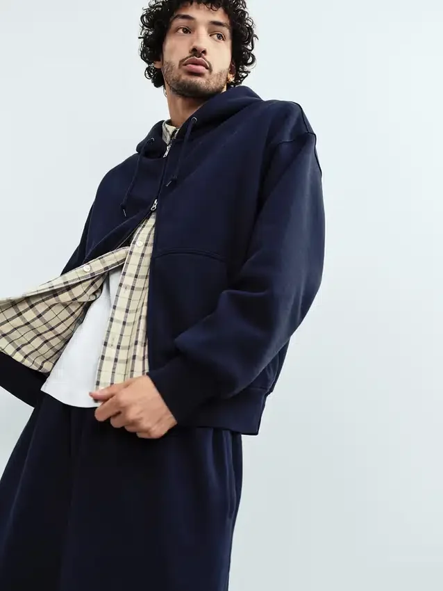 Twill-overhemd met rechte zoom