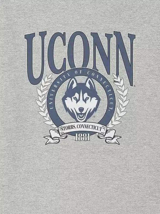 UConn Laurel Crest-T-shirt met print