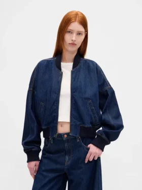 Ultrazacht denim bomberjack