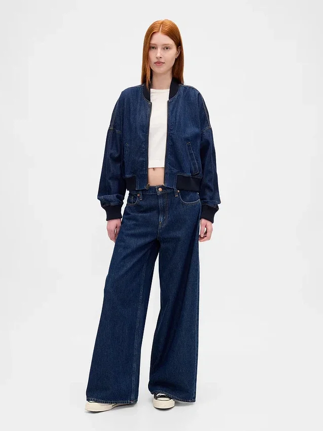 Ultrazacht denim bomberjack