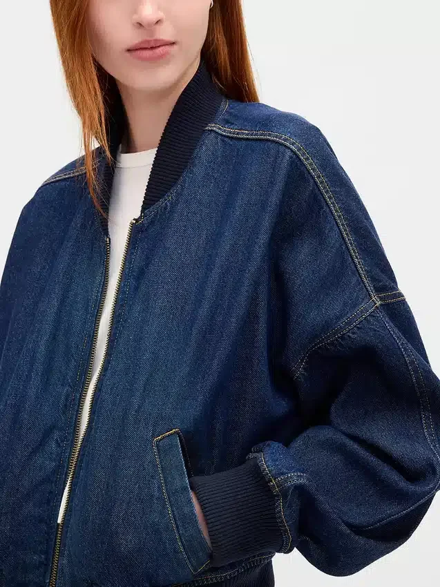 Ultrazacht denim bomberjack