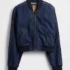 Ultrazacht denim bomberjack