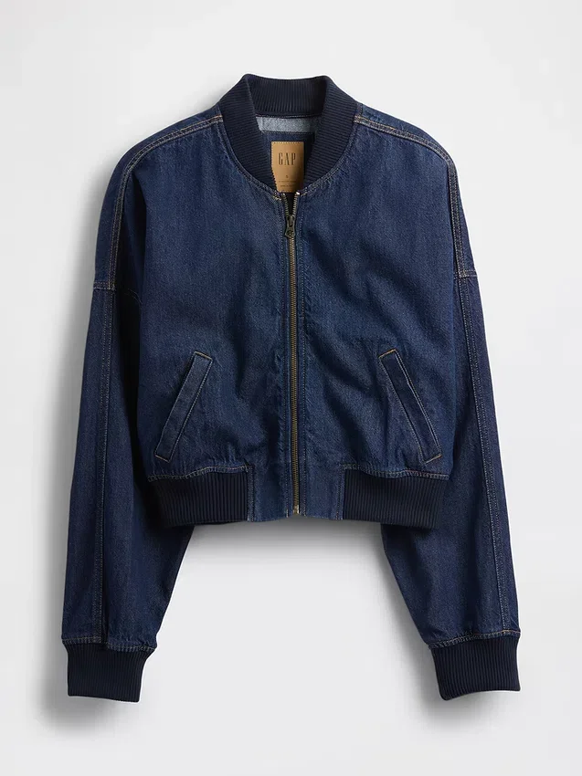 Ultrazacht denim bomberjack
