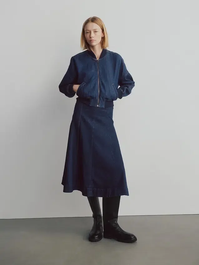 Ultrazacht denim bomberjack