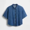 Ultrazacht denim oversized campshirt