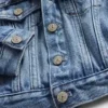 Ultrazacht Icon-denimjasje voor baby’s
