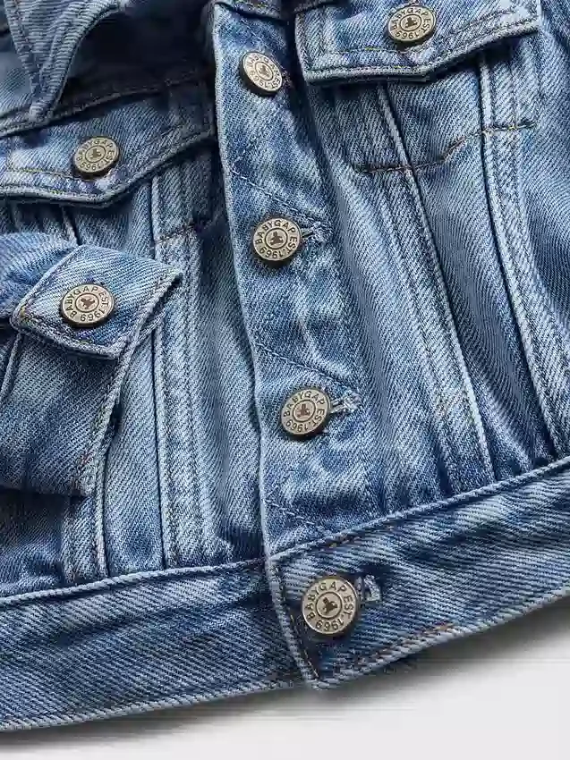 Ultrazacht Icon-denimjasje voor baby’s