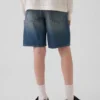 Ultrazachte ‘90s’ loszittende denimkorte broek voor kinderen
