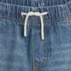Ultrazachte ‘90s’ loszittende denimkorte broek voor kinderen