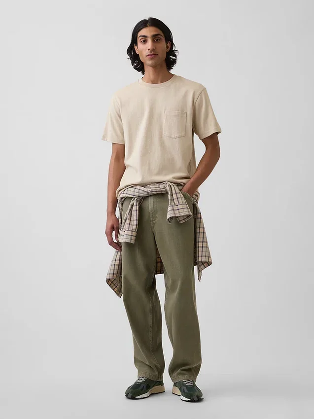 Ultrazachte baggy carpenter-Jeans