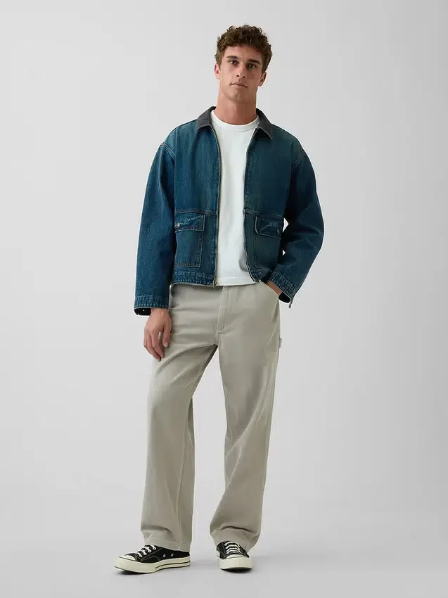 Ultrazachte baggy carpenter-Jeans