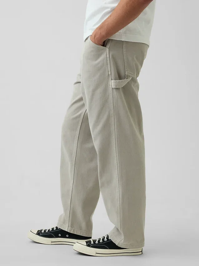 Ultrazachte baggy carpenter-Jeans
