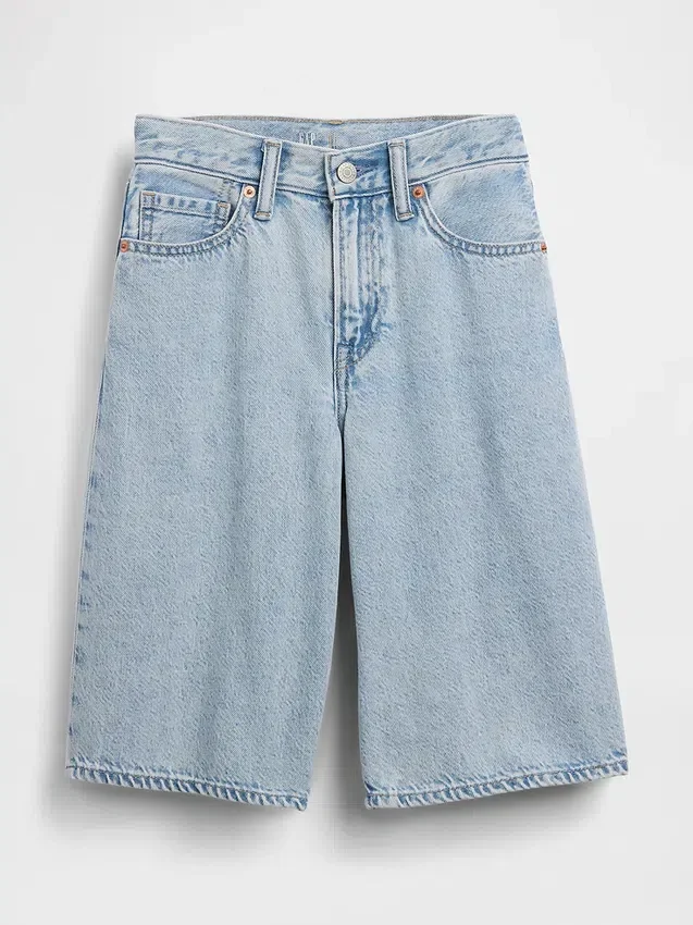 Ultrazachte baggy denimkorte broeken voor kinderen