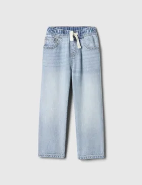 Ultrazachte baggy-Jeans met elastische tailleband voor Baby & Peuter