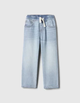 Ultrazachte baggy-Jeans met elastische tailleband voor Baby & Peuter