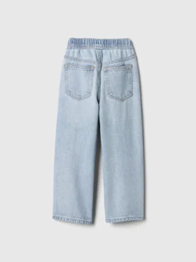 Ultrazachte baggy-Jeans met elastische tailleband voor Baby & Peuter