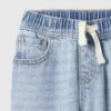 Ultrazachte baggy-Jeans met elastische tailleband voor Baby & Peuter
