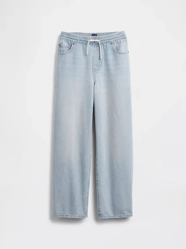 Ultrazachte baggy-Jeans voor kinderen