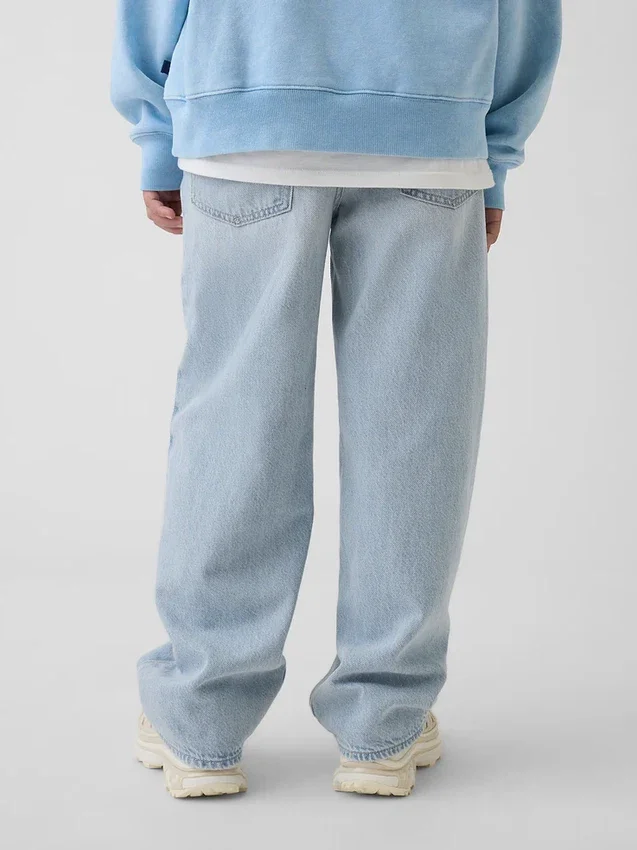 Ultrazachte baggy-Jeans voor kinderen