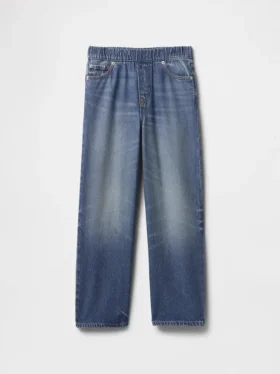 Ultrazachte baggy-Jeans voor kinderen met elastische taille