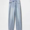 Ultrazachte baggy-Jeans voor kinderen met elastische taille