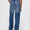Ultrazachte baggy-Jeans voor kinderen met elastische taille
