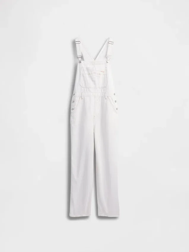Ultrazachte denim '90s losse tuinbroek