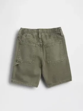 Ultrazachte denim-carpenter-korte broeken voor Baby & Peuter