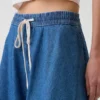 Ultrazachte denim easy-mini-rok
