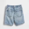 Ultrazachte denim-korte broeken met elastische tailleband voor Baby & Peuter