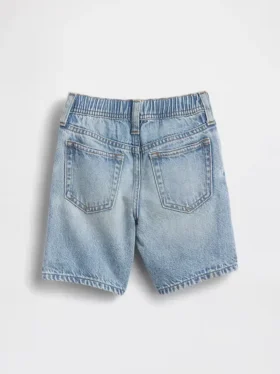 Ultrazachte denim-korte broeken met elastische tailleband voor Baby & Peuter