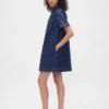 Ultrazachte denim minijurk