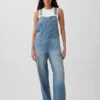 Ultrazachte denim overall met relaxte pasvorm