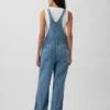 Ultrazachte denim overall met relaxte pasvorm
