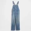 Ultrazachte denim overall met relaxte pasvorm