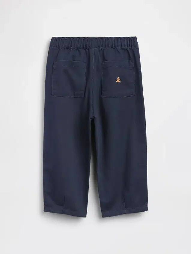 Ultrazachte gestreepte broek met elastische tailleband voor Baby & Peuter