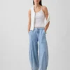 Ultrazachte Horseshoe-Jeans met middelhoge taille