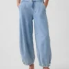 Ultrazachte Horseshoe-Jeans met middelhoge taille
