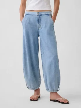 Ultrazachte Horseshoe-Jeans met middelhoge taille