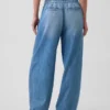 Ultrazachte Horseshoe-Jeans met middelhoge taille