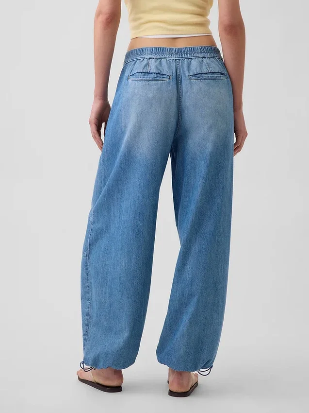 Ultrazachte Horseshoe-Jeans met middelhoge taille