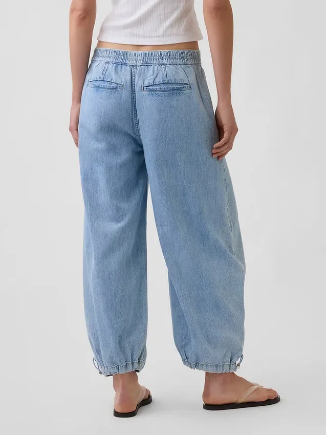 Ultrazachte Horseshoe-Jeans met middelhoge taille