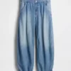 Ultrazachte Horseshoe-Jeans met middelhoge taille