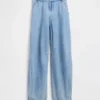 Ultrazachte Horseshoe-Jeans met middelhoge taille