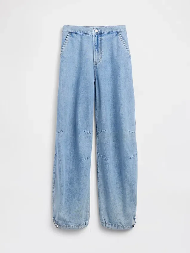 Ultrazachte Horseshoe-Jeans met middelhoge taille