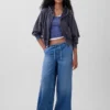 Ultrazachte, ruimvallende Jeans met middelhoge taille