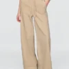 Ultrazachte, ruimvallende Jeans met middelhoge taille