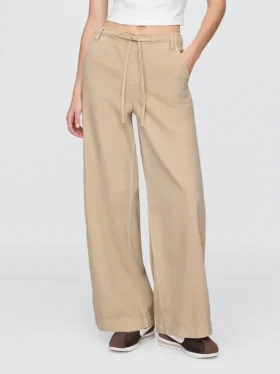 Ultrazachte, ruimvallende Jeans met middelhoge taille