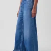 Ultrazachte, ruimvallende Jeans met middelhoge taille